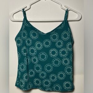 Merona Padded Tankini Bathing Suit Teal Size L